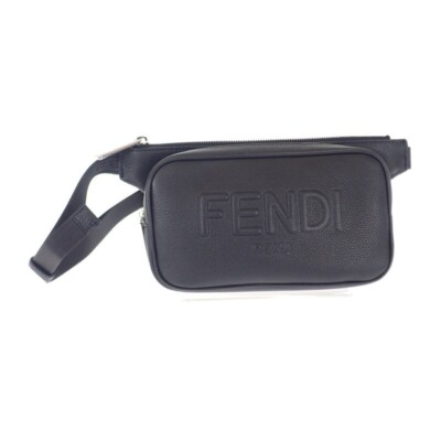 FENDI Leather Belt Bag Body Bag Leather Black Men's ISY | eBay FENDI Leather Belt Bag Body Bag Leather Black Men's ISY | eBay