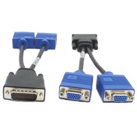 Dms-59 Male To Dual Vga Svga Female Monitor Video Adapter Cable Dms-59 Male To Dual Vga Svga Female Monitor Video Adapter Cable