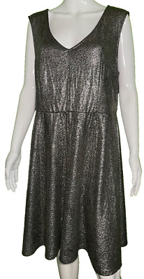 Torrid Size 2 Black LIKE NEW Women's Midi Formal Prom Sparkle Glitter Dress