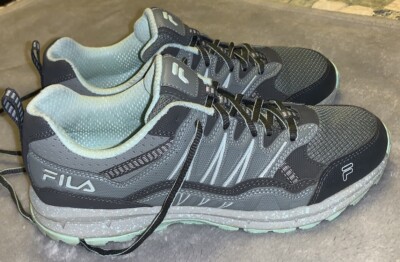 Fila Memory Sprint Evo Sage Green Running Shoes Sz 9 Women