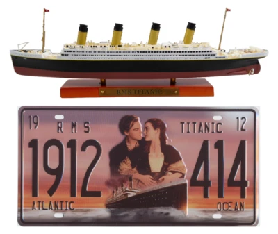 RMS TITANIC 1:1250 + dekorative P1atte - Schiff Boot Miniatur Passagierdampfer - Bild 1 von 4