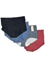 Jockey 4-Pack Smoothing Brief Mauve/Blue