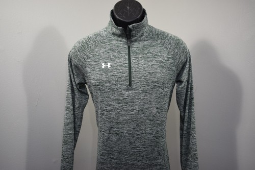 Under Armour Golf Jacket HeatGear Loose Zip Neck Pullover Green Womens Medium - Picture 2 of 7
