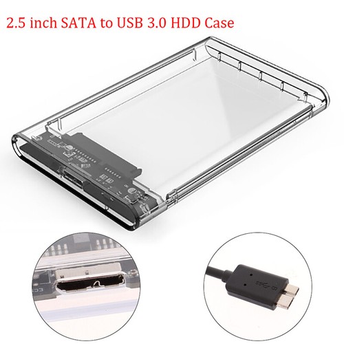 2.5'' USB 3.0 to SATA SSD HDD Hard Drive Disk External Case Enclosu U5 - Photo 12/12