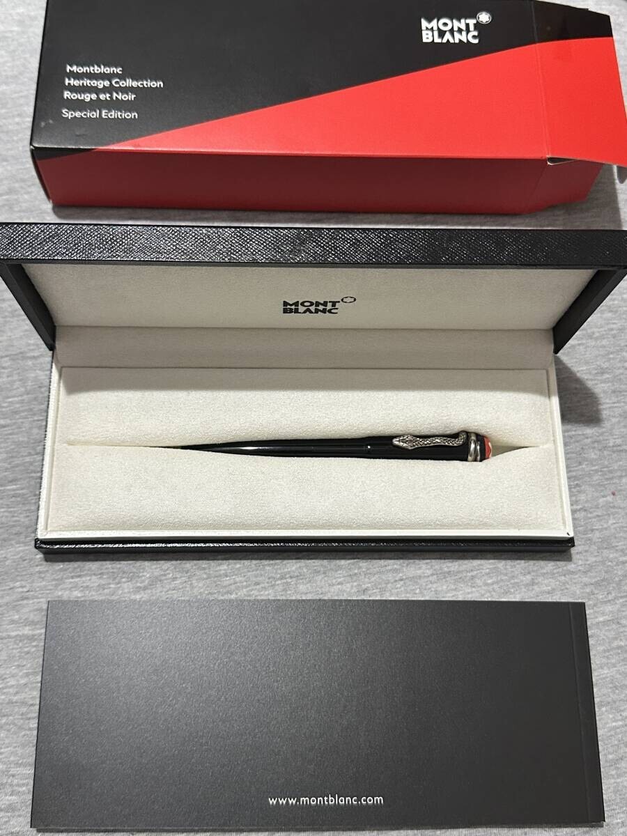 Top MINT in Box]MONTBLANC Heritage Collection Rouge&Noir