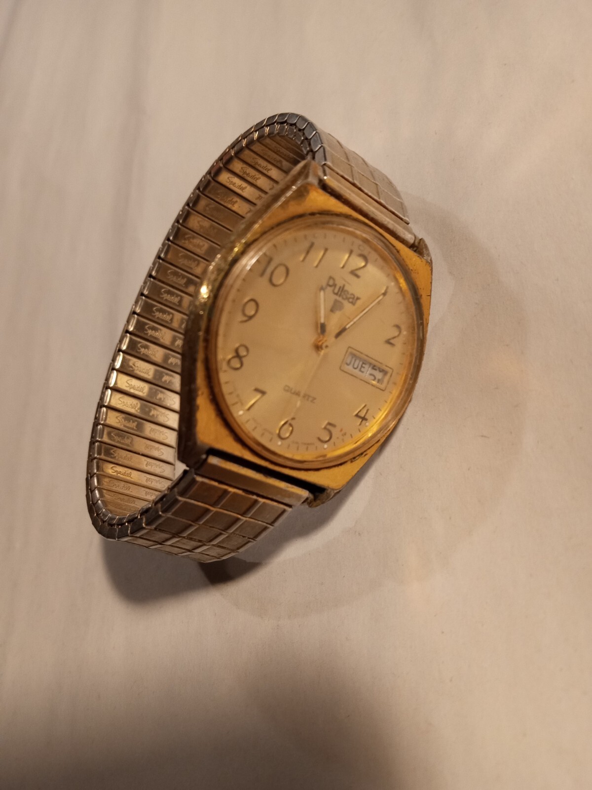 Vintage Pulsar Men's Watch By Seiko Gold Tone eBay