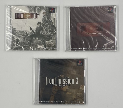 NEW PlayStation Front Mission History Limited Edition 1 2 3 W/ Figures US Seller - Picture 10 of 15