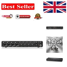 High-Performance 24-Bit USB Audio Interface with 4 Mic Preamps - Easy Setup