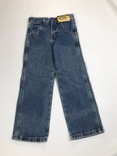 New Wrangler Boys Blue Jeans Five Star Straight Size 5 Slim