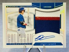 🔥⚾️OWEN CASSIE 2025 National Treasures Colossal Signature Patch Auto SP /25⚾️🔥