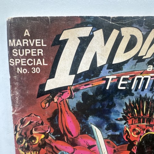 Indiana Jones and the Temple of Doom Marvel Comics Super Special #30 - 1984 Mag - Afbeelding 2 van 12