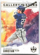 2022 Panini Diamond Kings #GS-11 Christian Yelich Gallery of Stars