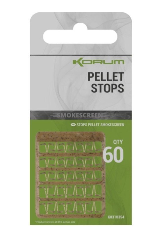 Korum Smokescreen Pellet Stops - Carp Fishing Terminal Tackle - Free Delivery