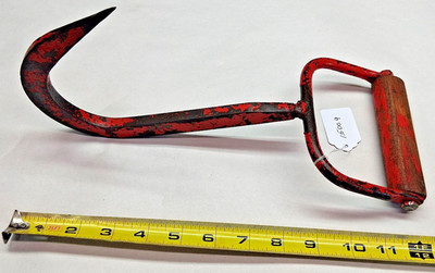 Log Hook, Vintage Tree Felling, Firewood, Logging Hook, 12-3/8'' Long