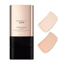 2 in 1 Foundation Stick With Brush Face Brighten Eraser Foundation Skin Tint