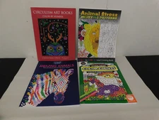 Assorted Paint by Number Adult Activity Books Great for Seniors Fight Boredom &