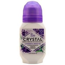 Crystal Mineral-Enriched Deodorant Roll-On Lavender  White Tea 2.25 fl.oz