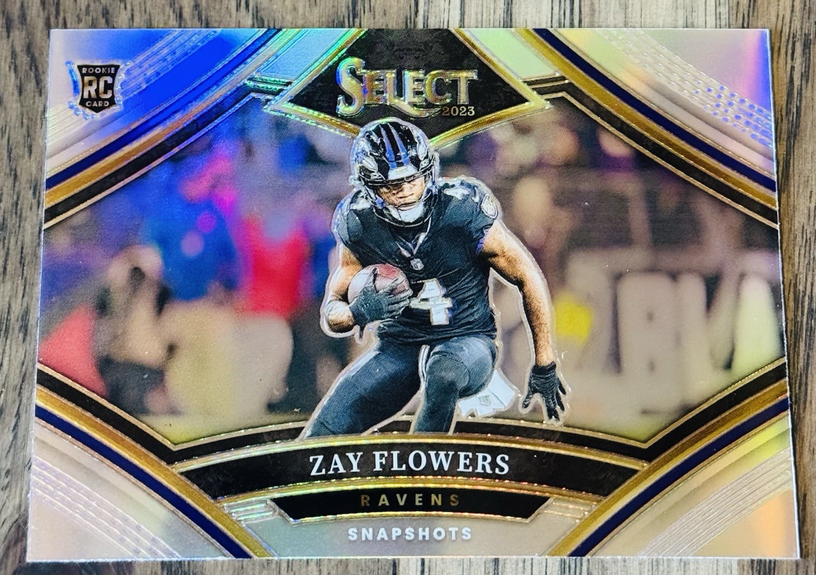 ZAY FLOWERS 2023 SELECT SNAPSHOTS ROOKIE SILVER PRIZM RAVENS RC