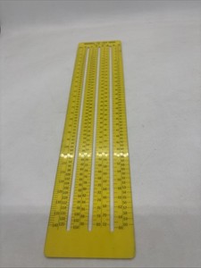 HABERULE Vintage 1963 USA “10” Type Gauge Point Size Ruler/Arthur Brown Co. NY 