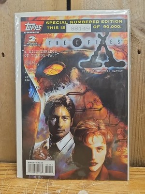 X-Files #2 1995 Topps Comic Special Numbered Edition Boarded And Sleeved