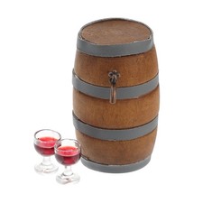 Bottiglie in miniatura casa ornamento miniature botti per decorazione festa bevande