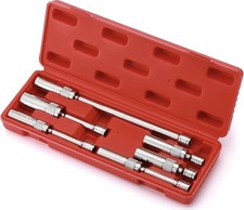 Casoman 6pcs 38-inch Drive Magnetic Swivel Spark Plug Socket Set Include 916-