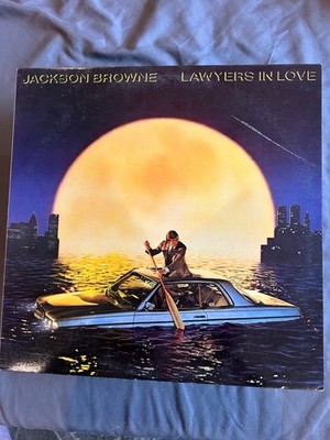 Jackson Browne Lawyers in Love LP Vinyl Record Asylum Rock 12'' Stereo Black MINT