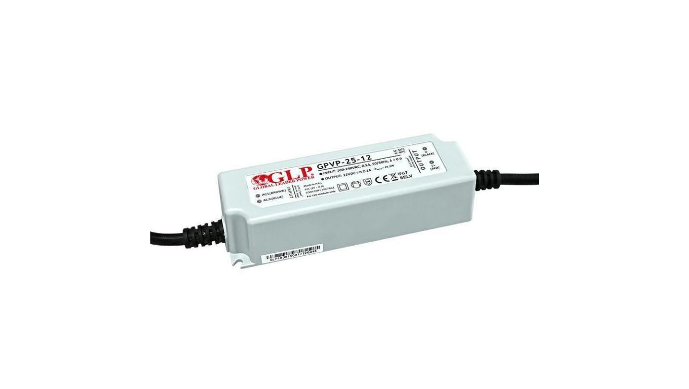 Светодиод Zasilacz led 24W 24VDC 1A gpvp-25-24 ip67 с фильтром pfc