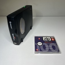 Untested Vintage SyQuest SparQ 1.0 GB External Parallel Port SPARQ1PE Zip Disk