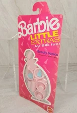 Vintage 1991 BARBIE Little Extras "Beauty Basics" Doll Accessories Mattel - NEW!