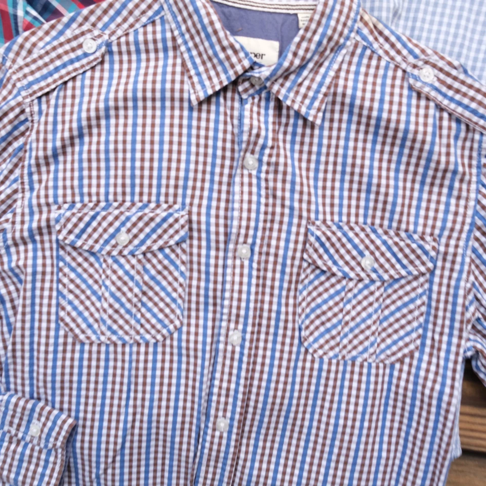 PD&C Paper Denim & Cloth LOT OF 4 Men's Long Sleeve Button Shirts Size M Medium - Image 2 of 4