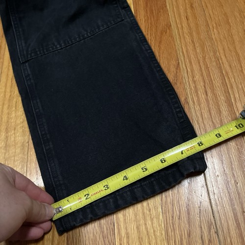 Todd Snyder Blanket Lined Black Canvas Welder Pants Double Knee Straight Fit 32” - Picture 11 of 15