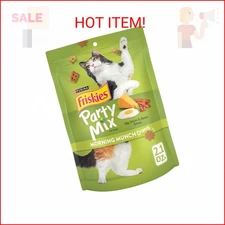 Purina Friskies Party Mix Morning Munch Crunch Cat Treats - (Pack of 10) 2.1 oz.