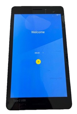 AT&T TREK 2 HD Tablet K88, 8 inch, 16gb, 2GB Ram Still Has Film on Screen + Back