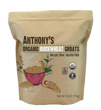 Anthony's Organic Hulled Buckwheat Groats, 5lb, Gluten Free, Non GMO 5 lb