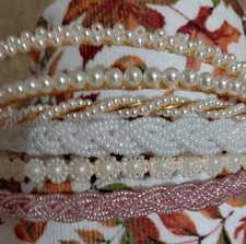 Pearl Headbands White Faux 6 Pack For Women