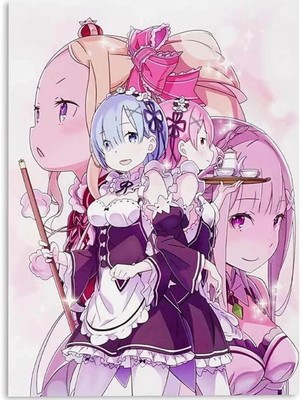 Tapiz con impresión artística de personaje de anime.