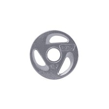 CAP Barbell 2-Inch Olympic Grip Weight Plates, Single, Gray, Various Sizes 5 lb