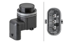 HELLA Sensor, parking distance control - 3-pin connector - Plugged 6PX358141-811