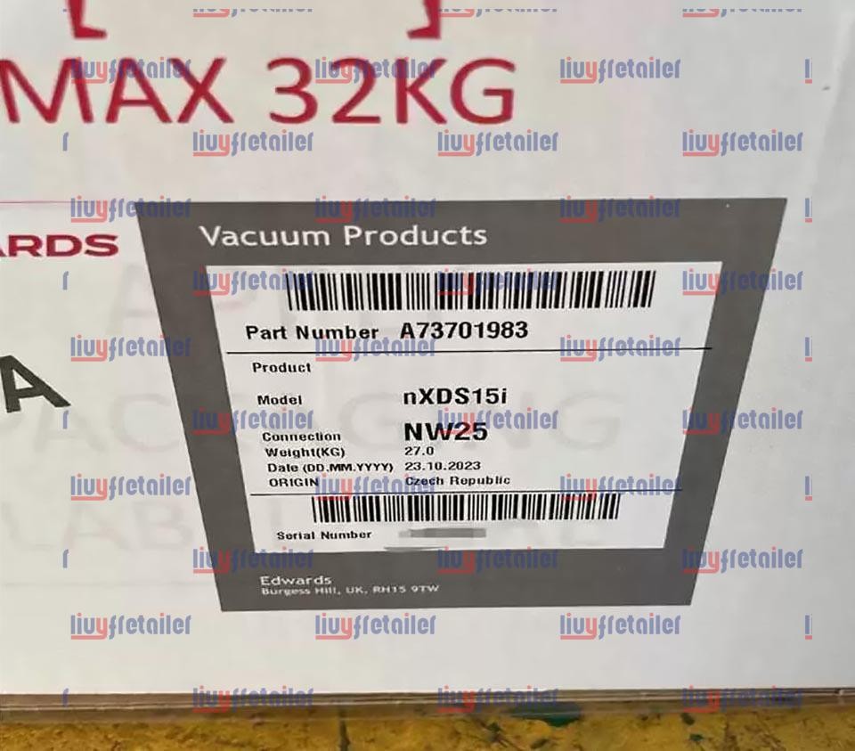 1PC NEW EDWARDS VORTEX VACUUM PUMP NXDS15I A73701983
