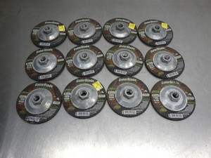 12 NEW! GatorBlade 4-1/2" x 1/4" Grinding Wheels 5/8"-11 Arbor Type 27 #9618