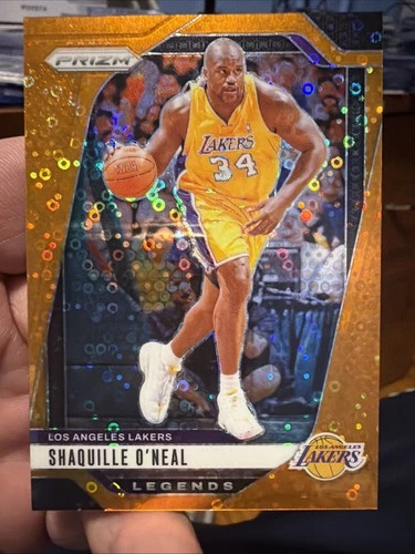 2024-25 Panini Prizm Legends Shaquille O'Neal #290 Fast Break Orange Prizm /125