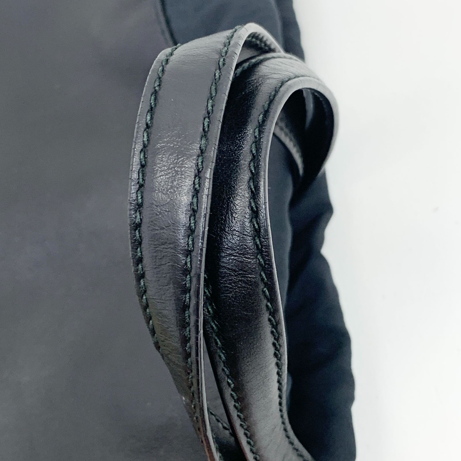 Gucci Real Ghost Drawstring Backpack Leather Blac… - image 9