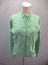 The North Face Size M Women Green Drawcord Hem Full Zip Flight Series Jacket 264