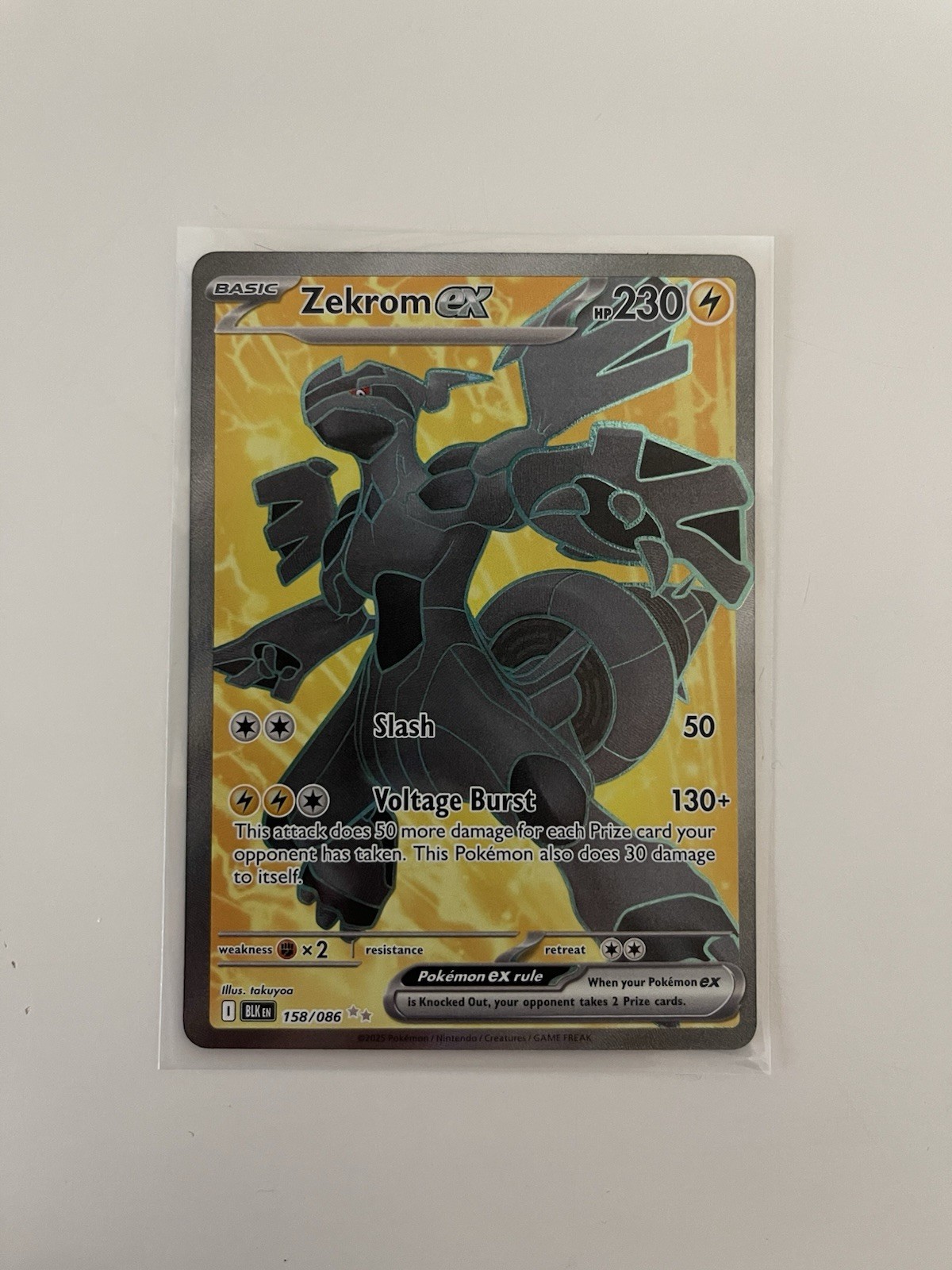 Zekrom ex Ultra Rare | Black Bolt | Pokemon 158/086 | NM