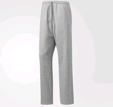 Adidas Men's Fleece Pant Grey/White XL - MSRP 50