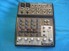 Behringer XENYX 802 Premium 8 Channel Audio Mixer 2 Bus Mixer -used