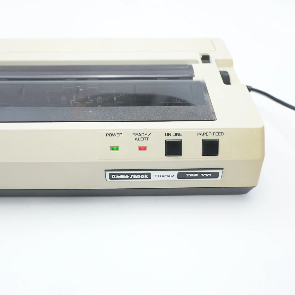 Vintage Radio Shack TRS-80 TRP 100 Thermal Ribbon Printer 26-1275 for Commodore - Image 2 of 4