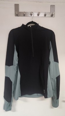 ON Running Trail Breaker Herrensweatshirt schwarz/olive Größe M Neu mit Etikett