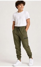 NEW Weatherproof Vintage Youth Fleece Lined Jogger Green, Large 15-16